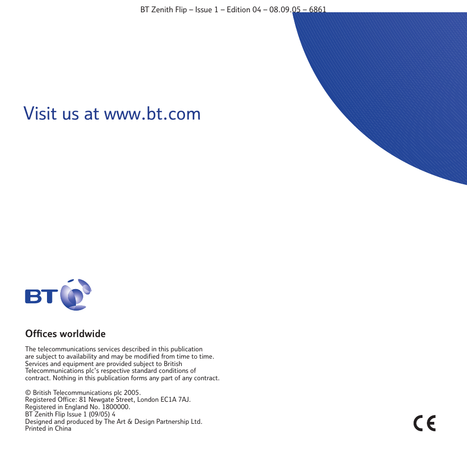 BT Zenith Flip 6861 User Manual | Page 88 / 88