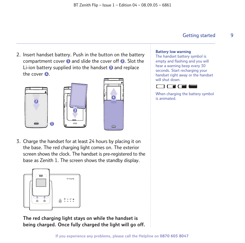 BT Zenith Flip 6861 User Manual | Page 9 / 88