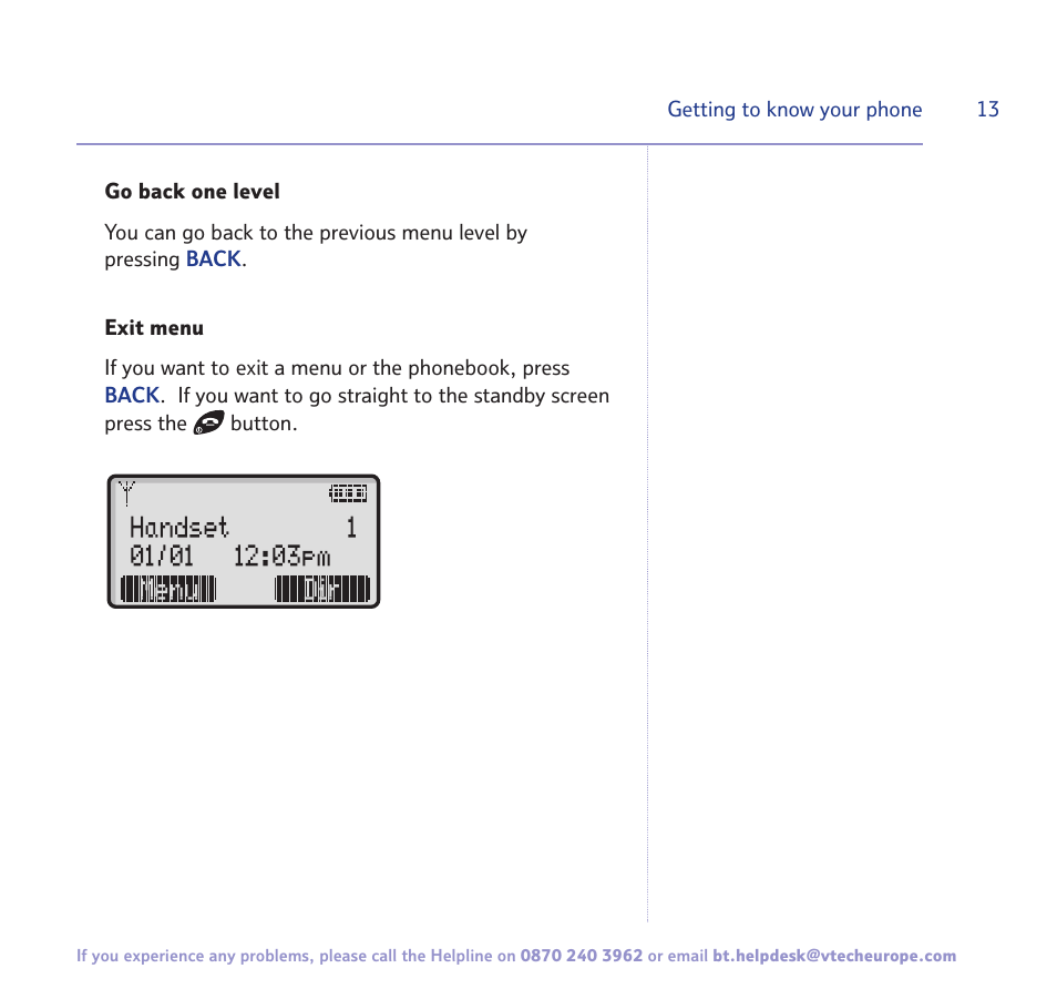 BT FREESTYLE 7150 User Manual | Page 13 / 80