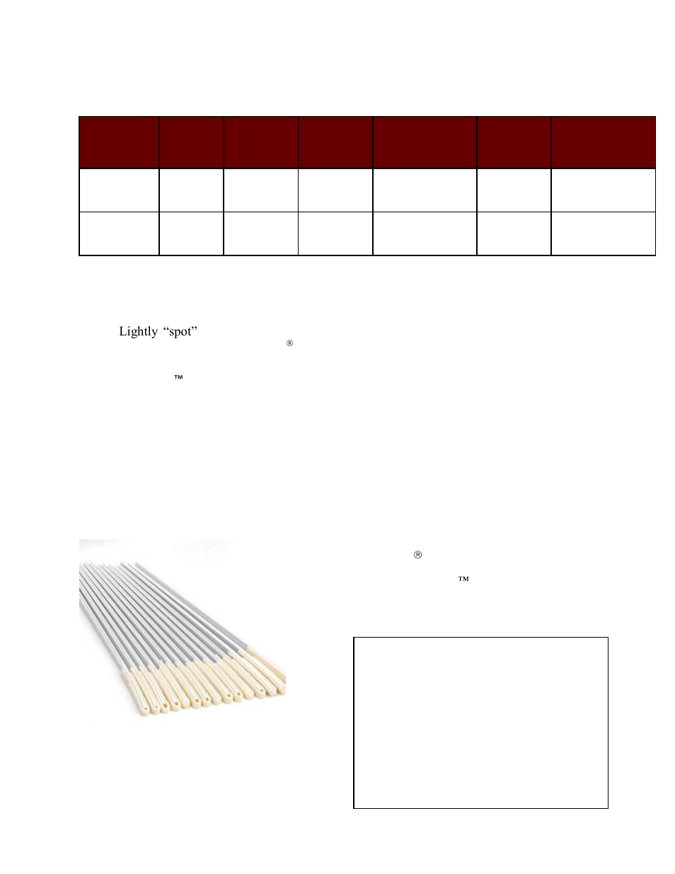 Availability, Directions for use, Technical and application assistance | Chemtronics MTP Connector Cleaning Swabs CC505F User Manual | Page 2 / 2