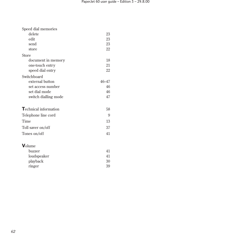 BT 60 User Manual | Page 64 / 65