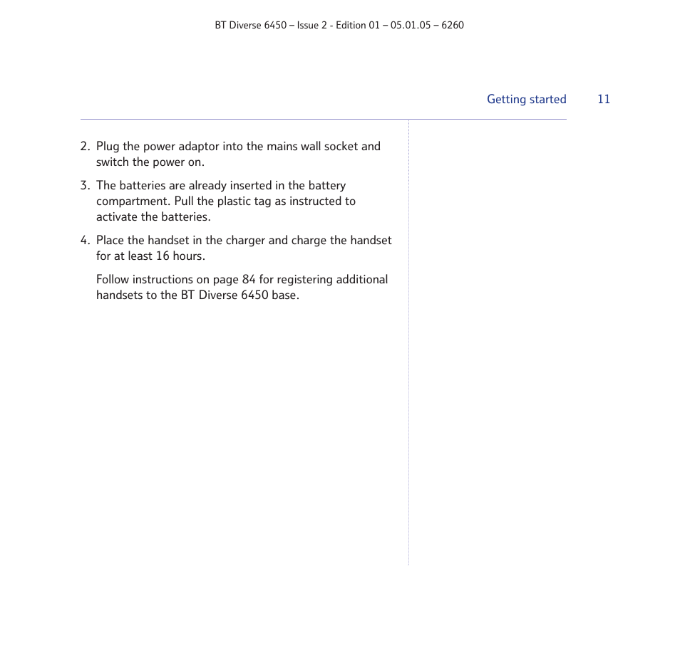BT Diverse 6450 User Manual | Page 11 / 98