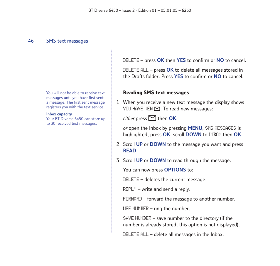 BT Diverse 6450 User Manual | Page 46 / 98