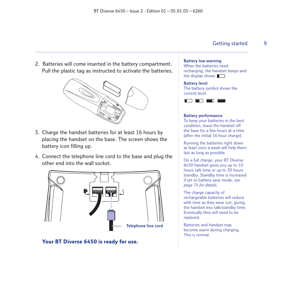 BT Diverse 6450 User Manual | Page 9 / 98