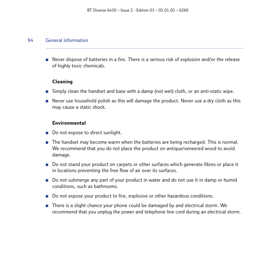 BT Diverse 6450 User Manual | Page 94 / 98