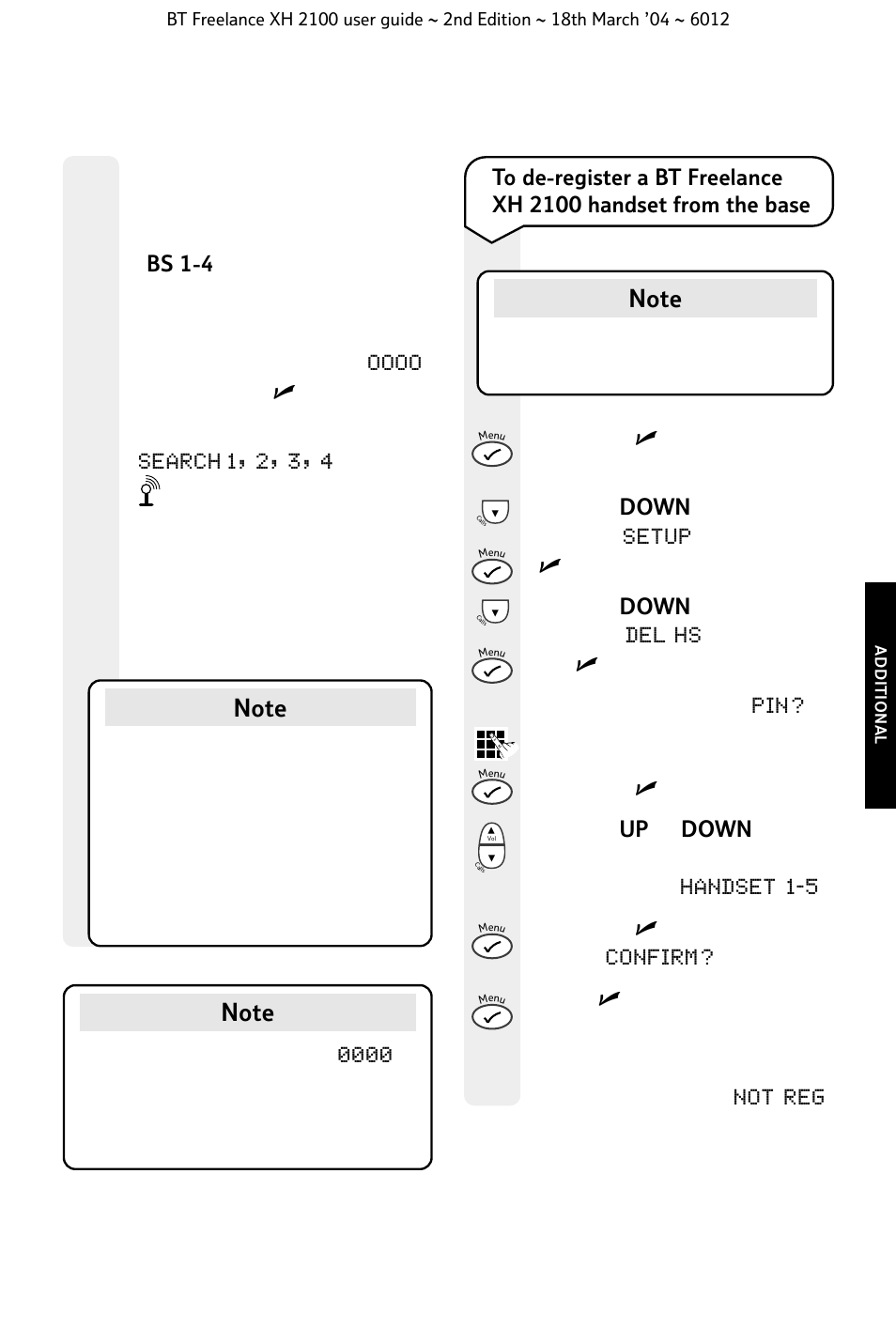 BT FREELANCE XH 2100 User Manual | Page 33 / 42