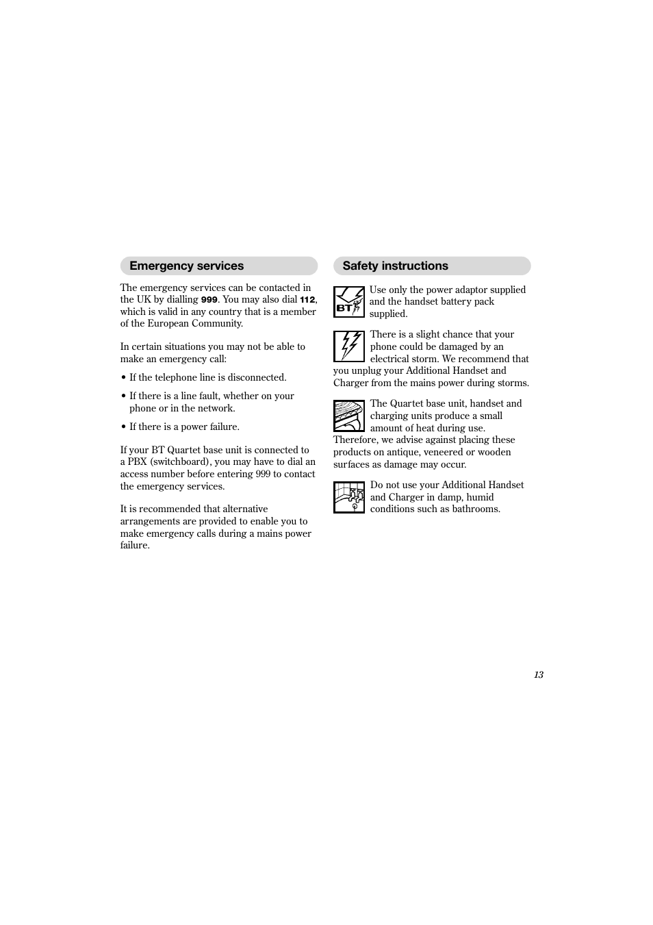 BT 2000 User Manual | Page 14 / 17