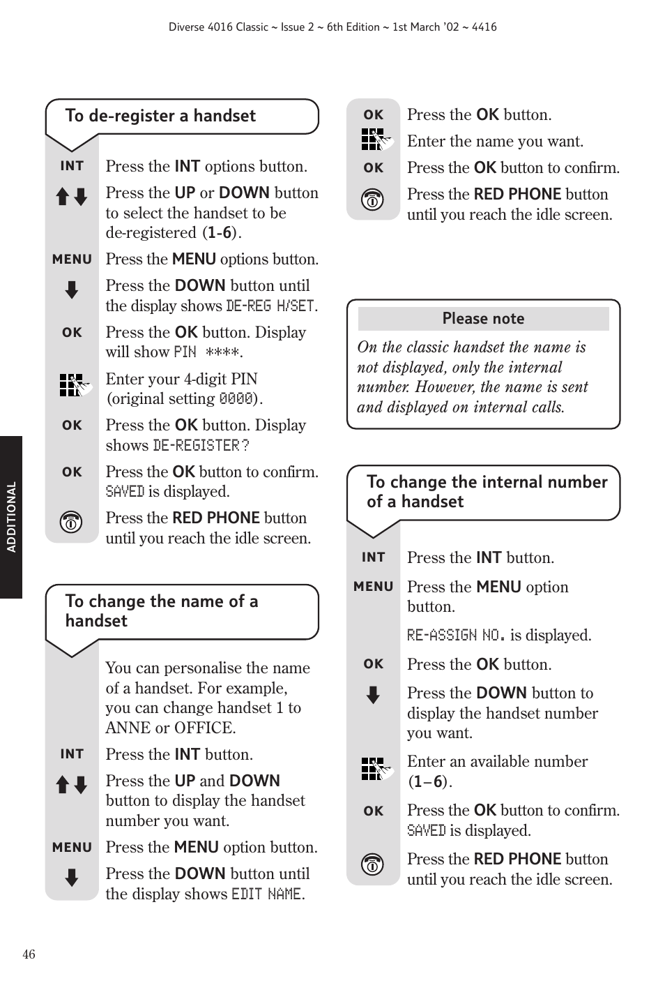 BT 4016 Classic User Manual | Page 48 / 57