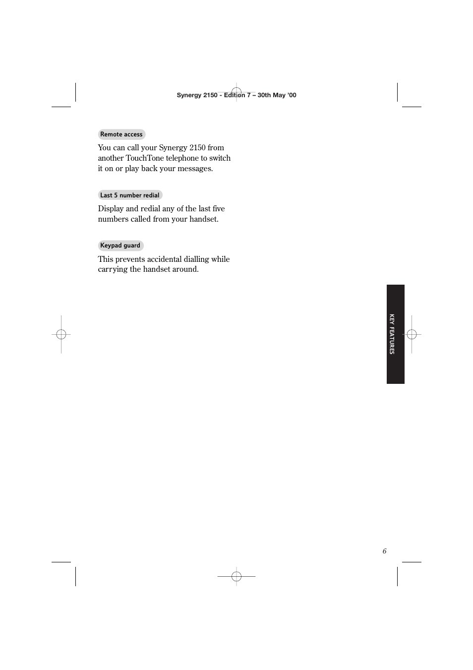 BT Synergy 2150 User Manual | Page 11 / 60