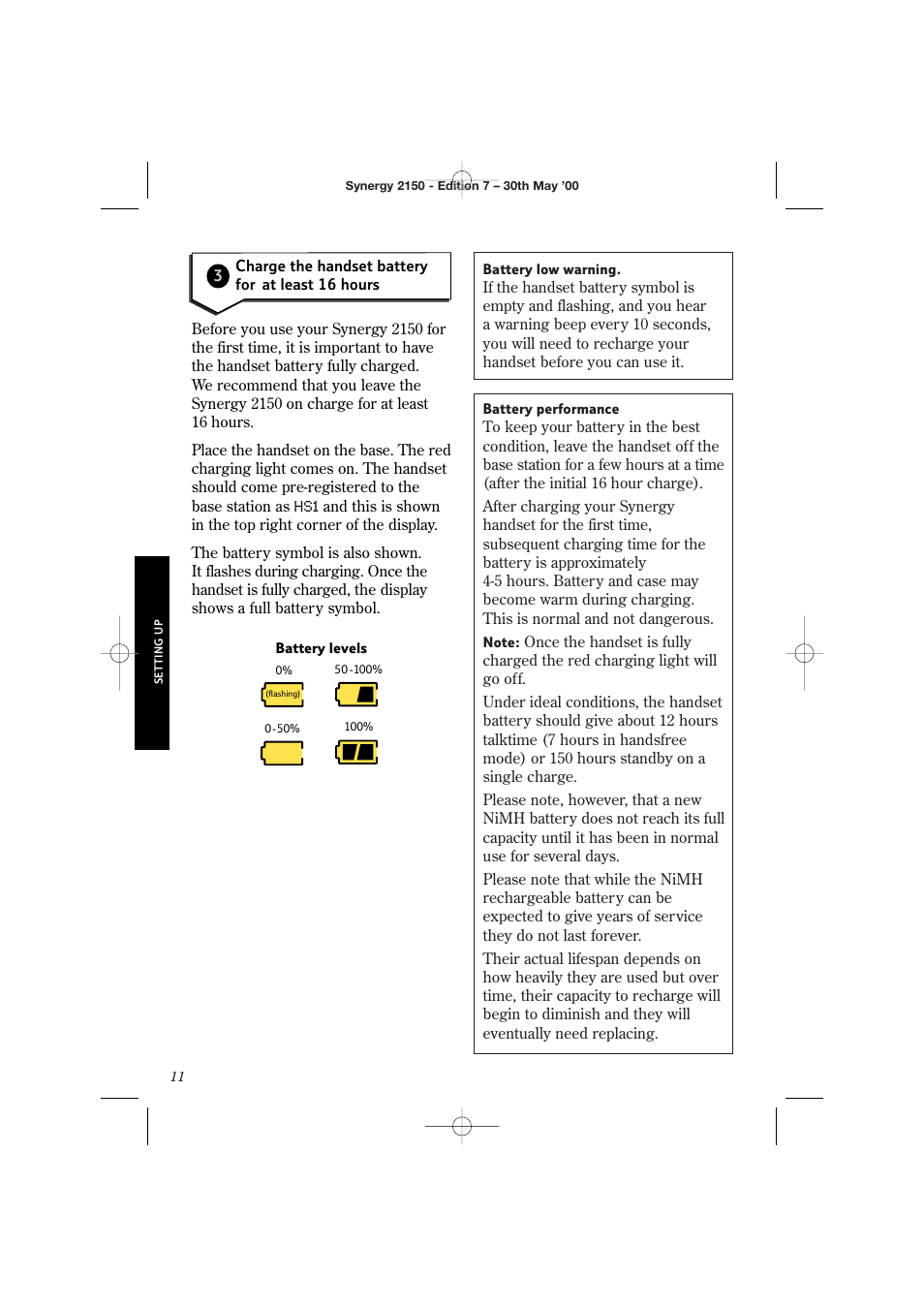 BT Synergy 2150 User Manual | Page 16 / 60