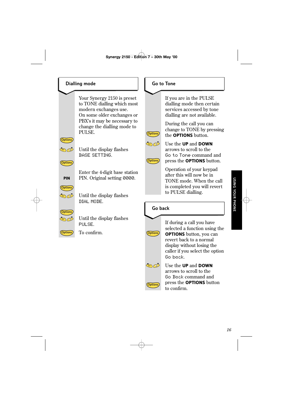 BT Synergy 2150 User Manual | Page 21 / 60