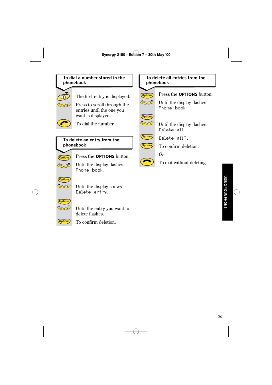 BT Synergy 2150 User Manual | Page 25 / 60