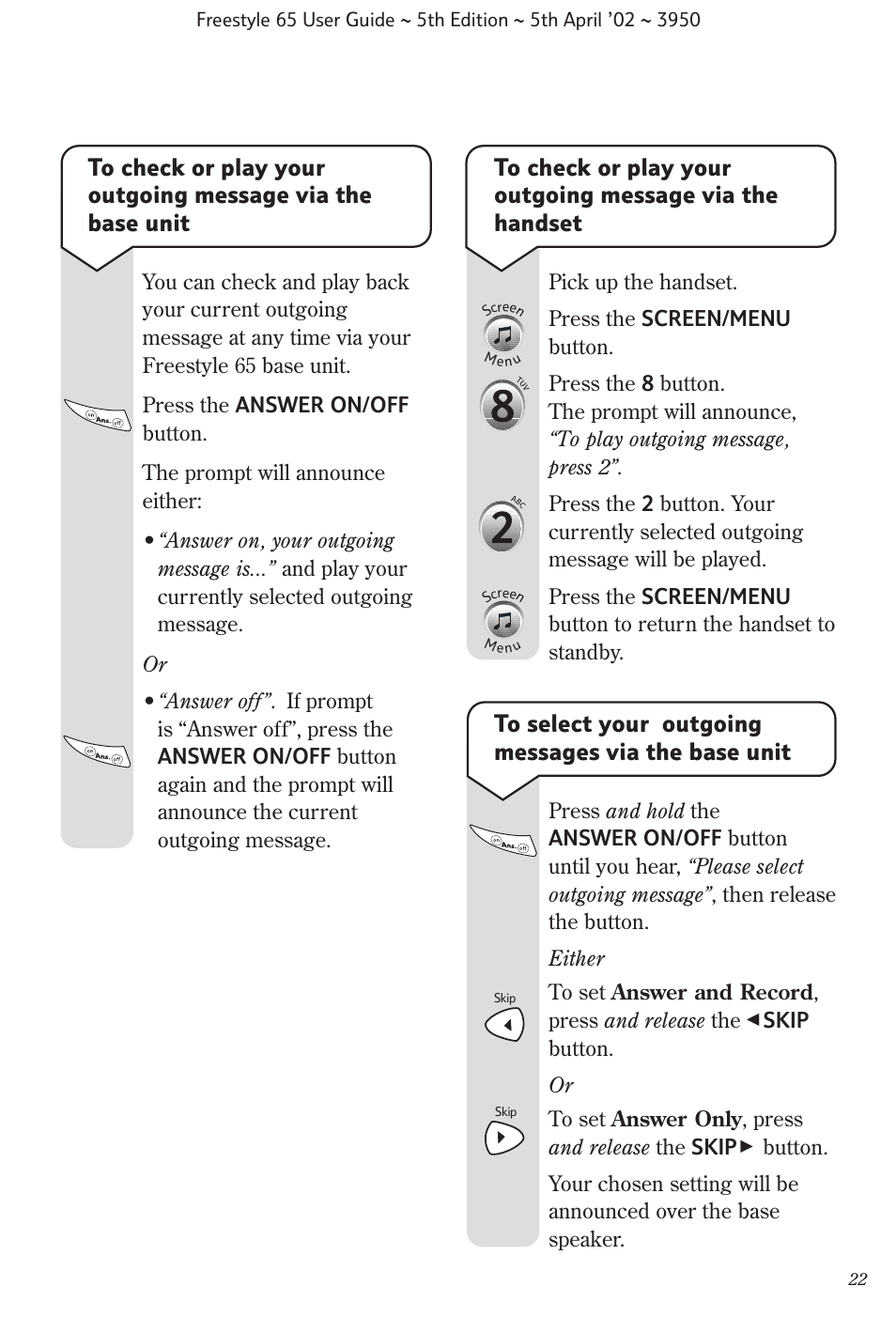 BT Freestyle 65 User Manual | Page 25 / 54