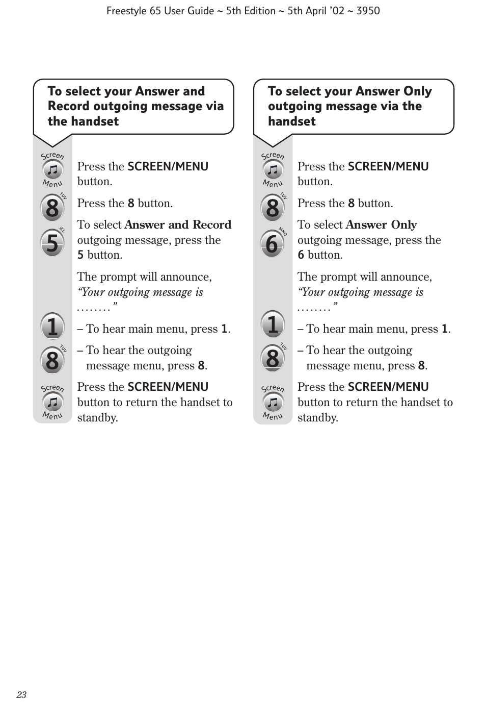 BT Freestyle 65 User Manual | Page 26 / 54