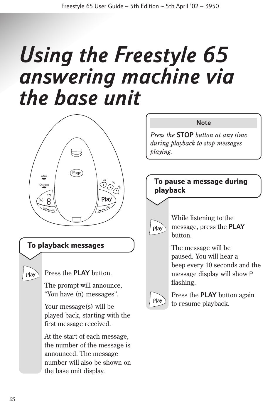 BT Freestyle 65 User Manual | Page 28 / 54