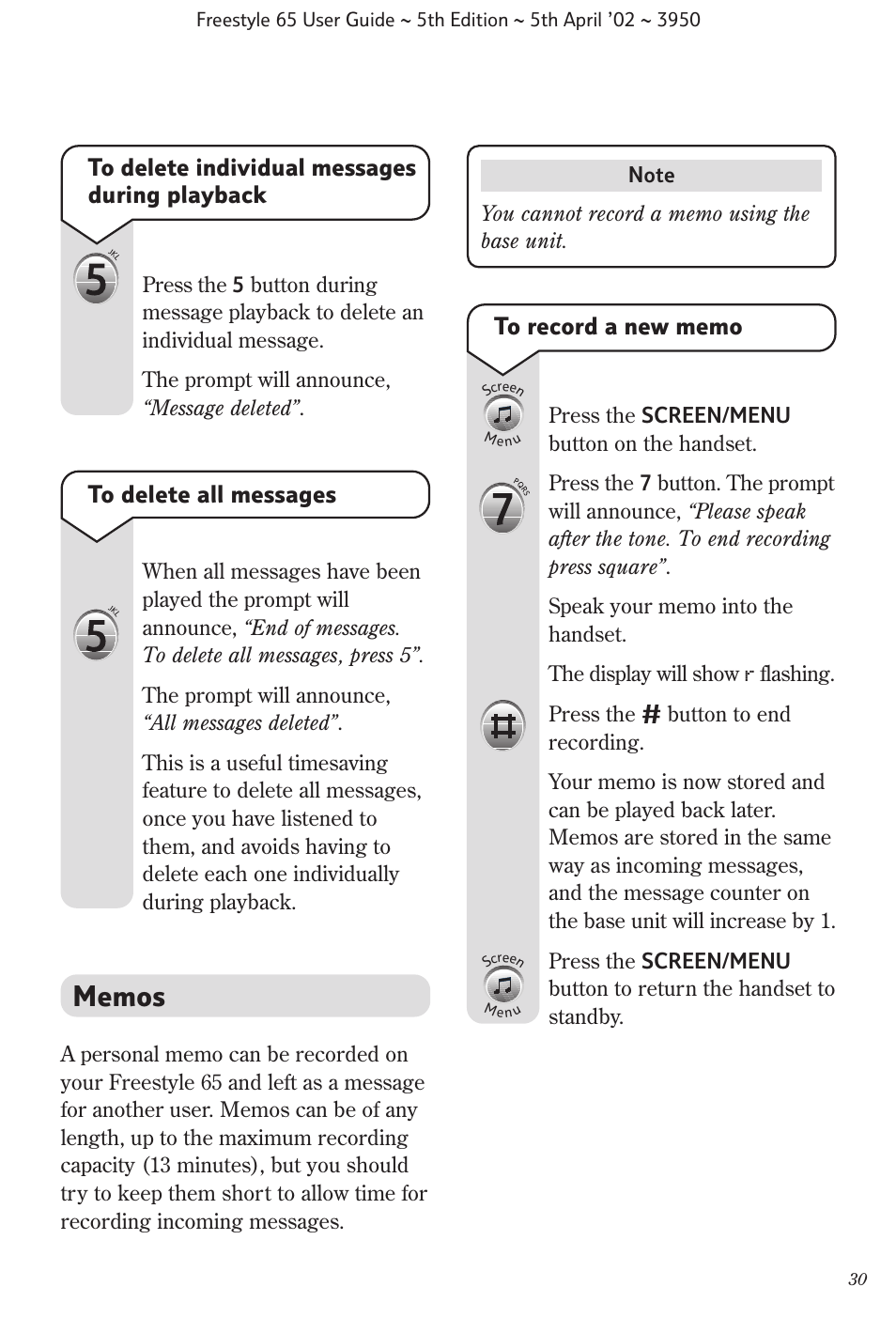 BT Freestyle 65 User Manual | Page 33 / 54