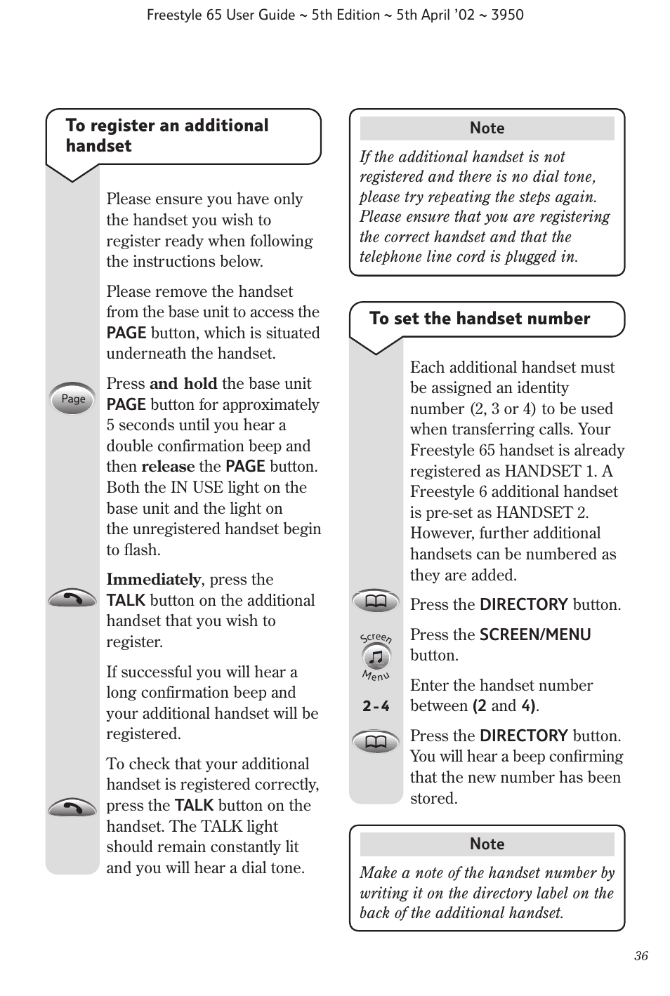 BT Freestyle 65 User Manual | Page 39 / 54