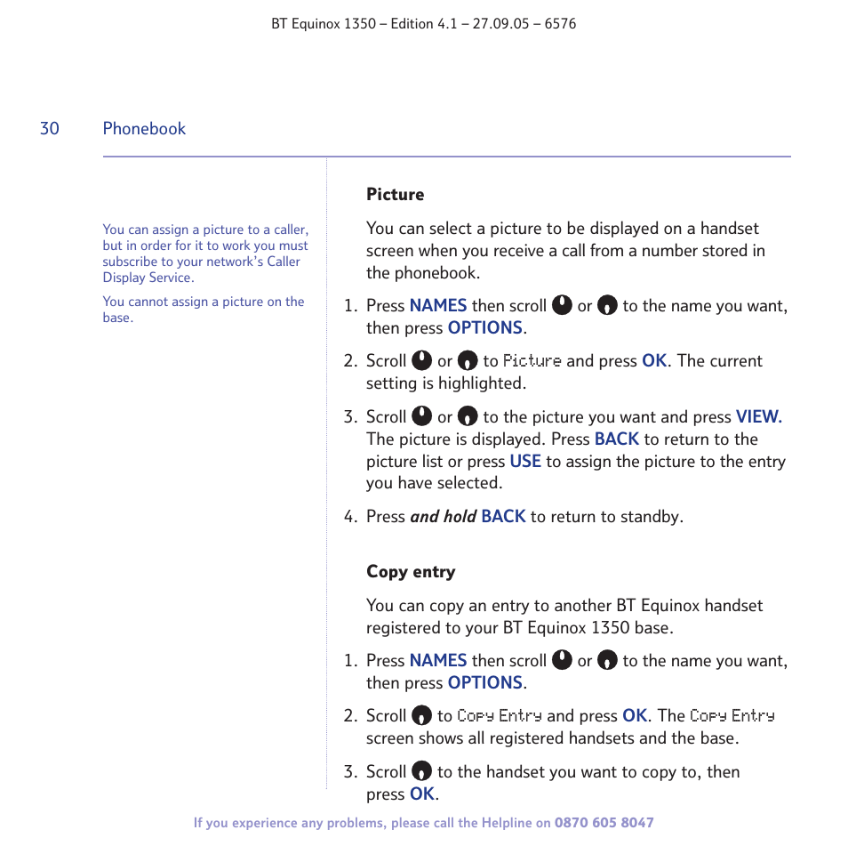 BT EQUINOX 1350 User Manual | Page 30 / 102