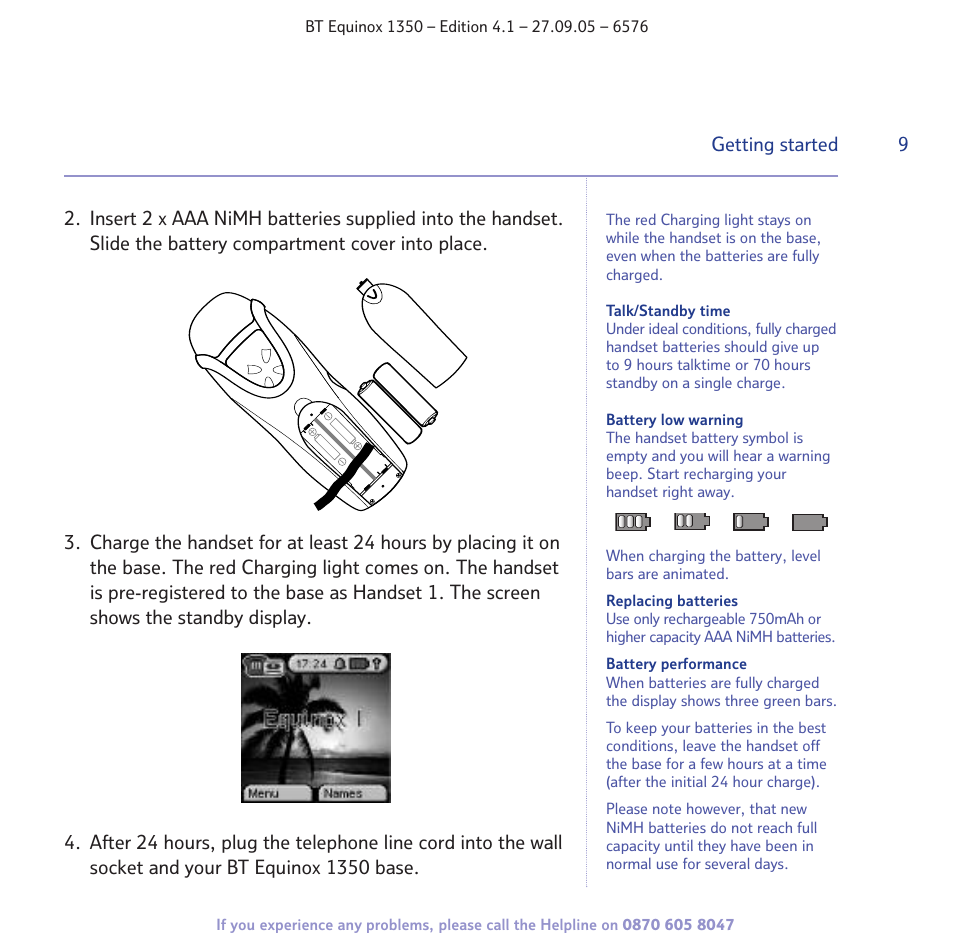 BT EQUINOX 1350 User Manual | Page 9 / 102