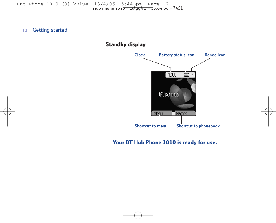 BT Hub Phone 1010 User Manual | Page 12 / 74