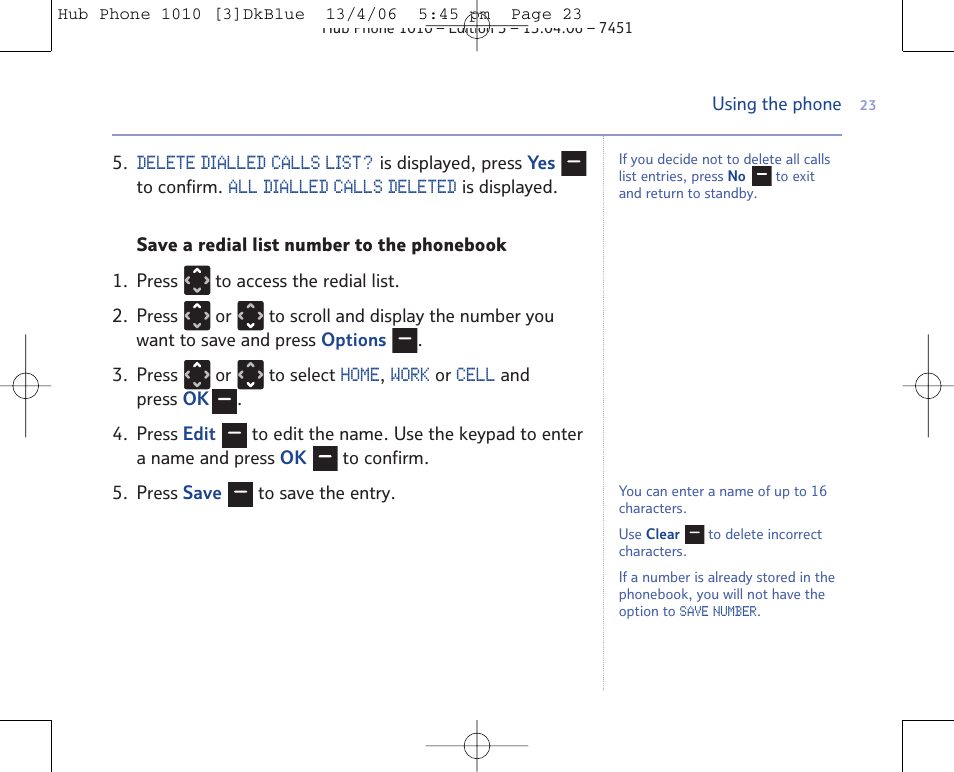 BT Hub Phone 1010 User Manual | Page 23 / 74