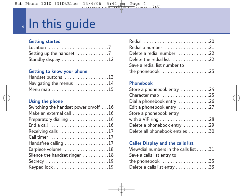 BT Hub Phone 1010 User Manual | Page 4 / 74