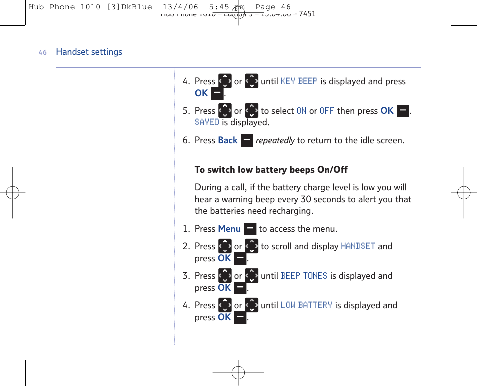 BT Hub Phone 1010 User Manual | Page 46 / 74