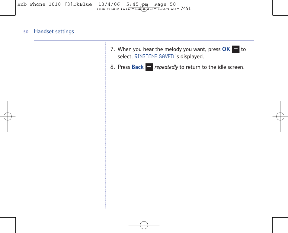 BT Hub Phone 1010 User Manual | Page 50 / 74