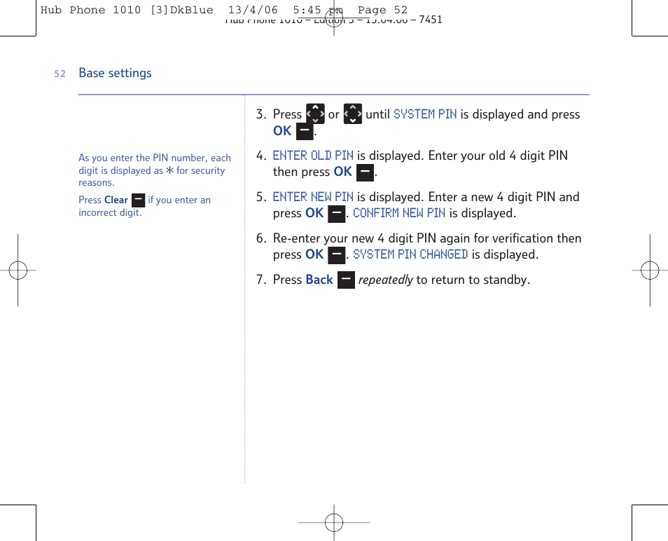 BT Hub Phone 1010 User Manual | Page 52 / 74
