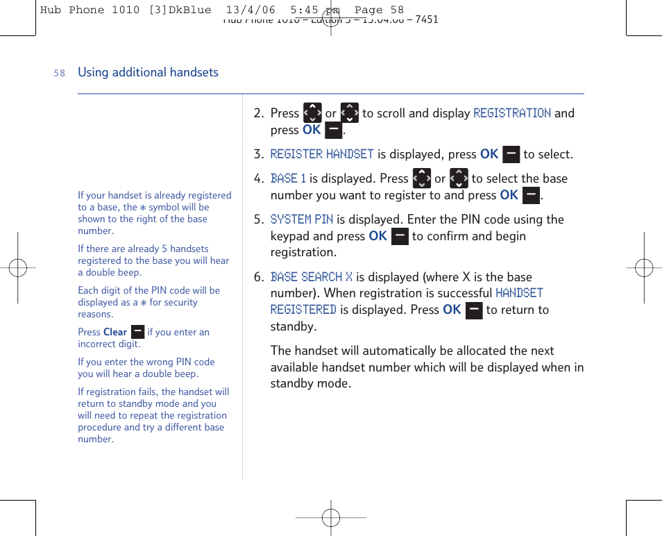 BT Hub Phone 1010 User Manual | Page 58 / 74