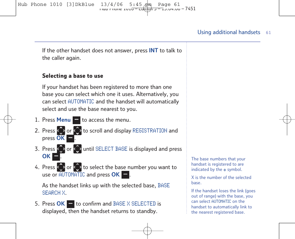 BT Hub Phone 1010 User Manual | Page 61 / 74