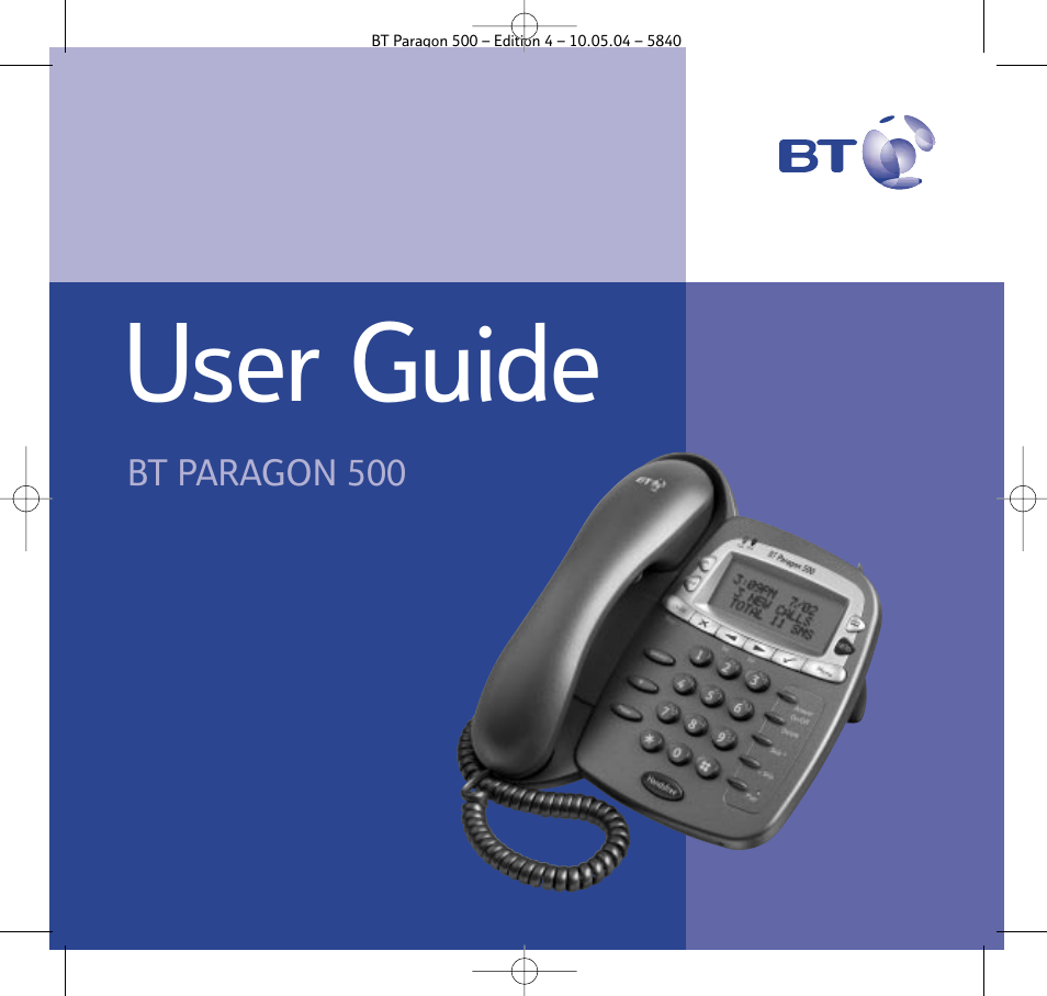 BT PARAGON 500 User Manual | 61 pages