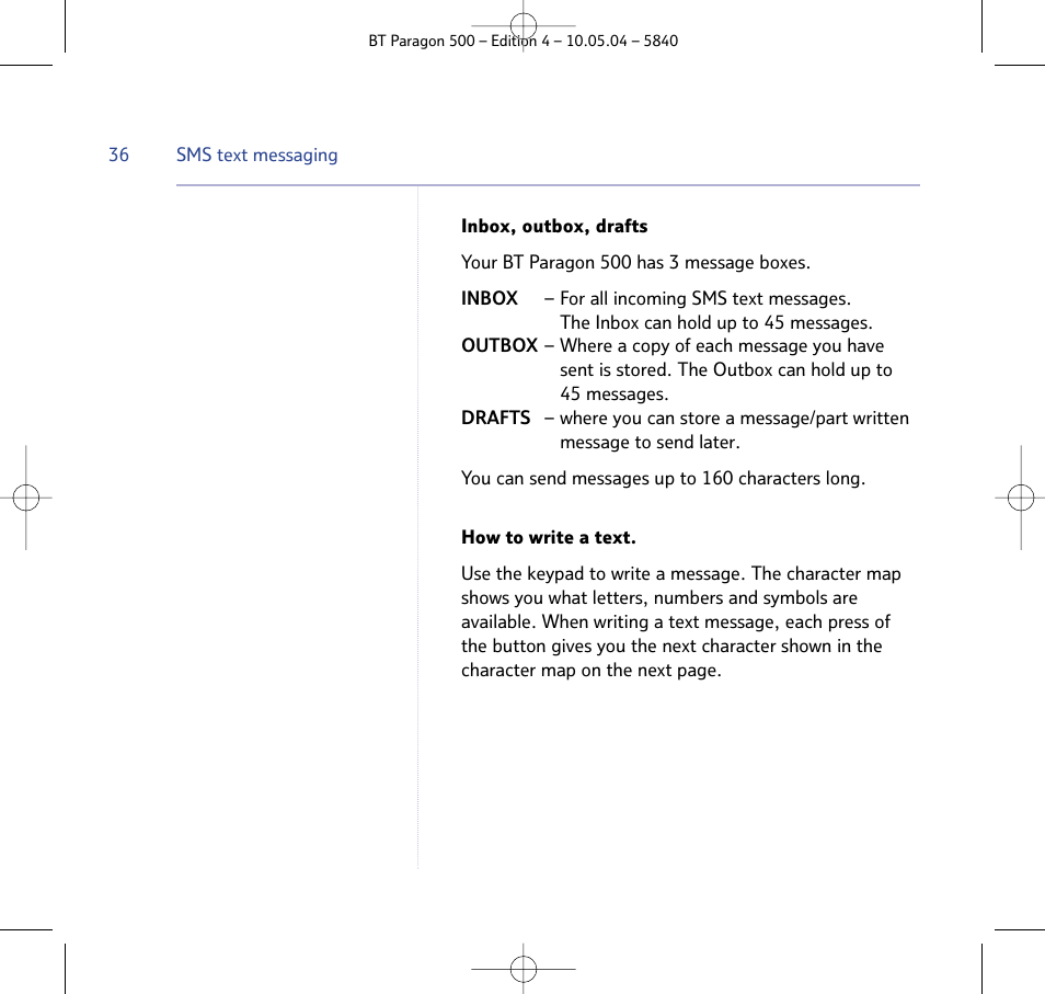 BT PARAGON 500 User Manual | Page 36 / 61