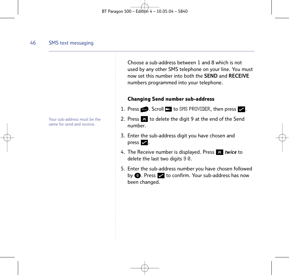 BT PARAGON 500 User Manual | Page 46 / 61