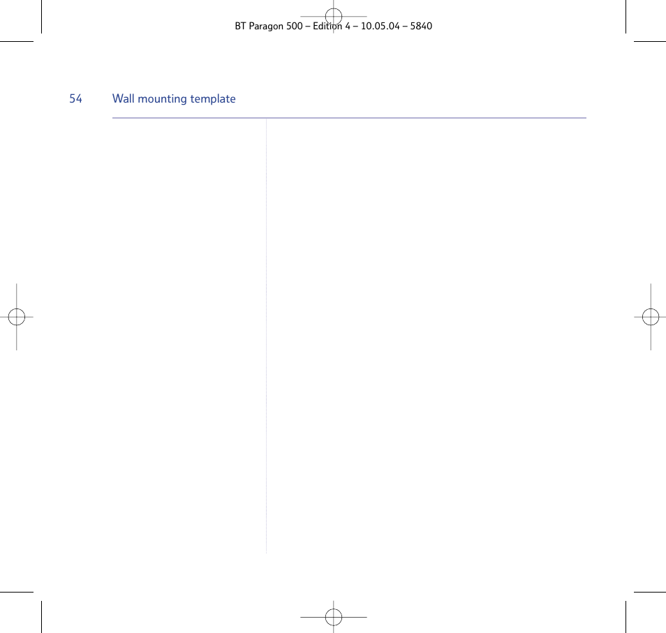 BT PARAGON 500 User Manual | Page 54 / 61