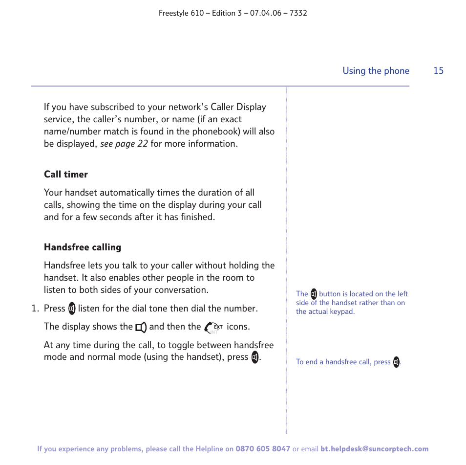 BT 610 User Manual | Page 15 / 52