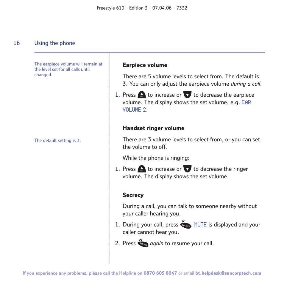 BT 610 User Manual | Page 16 / 52