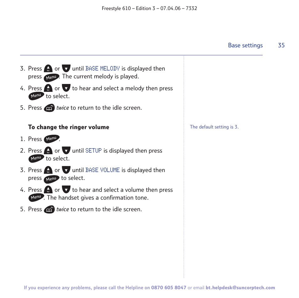 BT 610 User Manual | Page 35 / 52