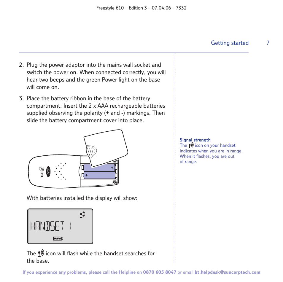 BT 610 User Manual | Page 7 / 52