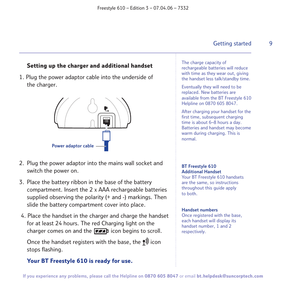 BT 610 User Manual | Page 9 / 52