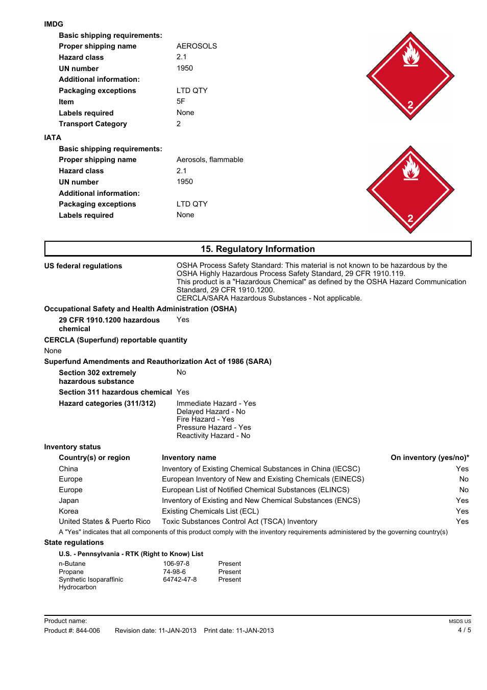 Regulatory information | Pro-Link STAINLESS STEEL POLISH & CLEANER KA006 EN User Manual | Page 4 / 5