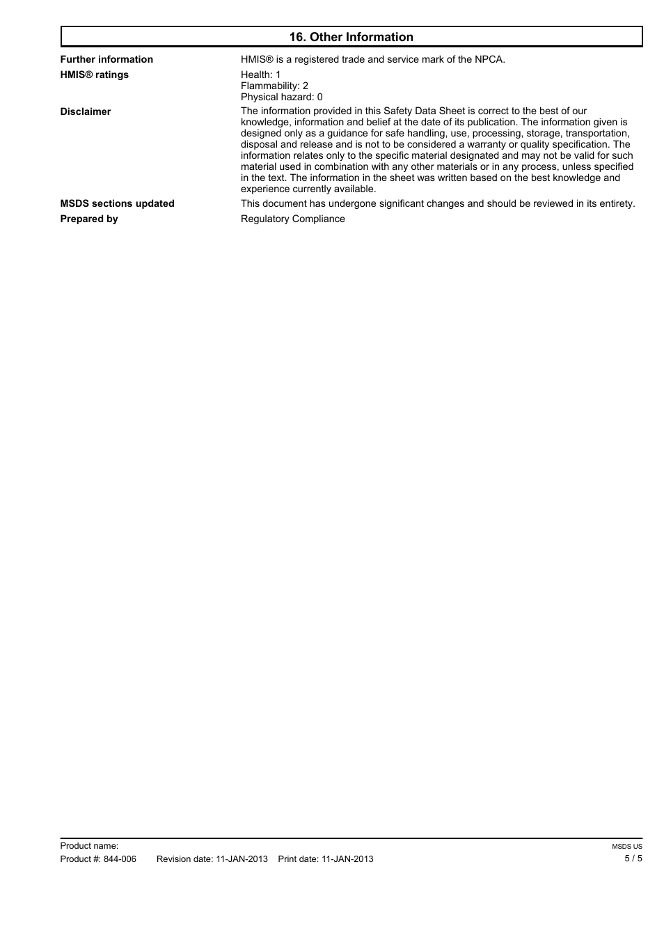 Other information | Pro-Link STAINLESS STEEL POLISH & CLEANER KA006 EN User Manual | Page 5 / 5
