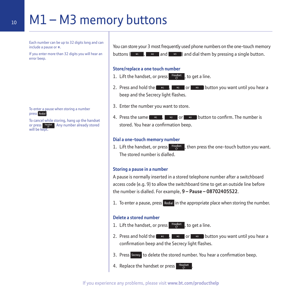 BT CONVERSE 2100 User Manual | Page 10 / 15