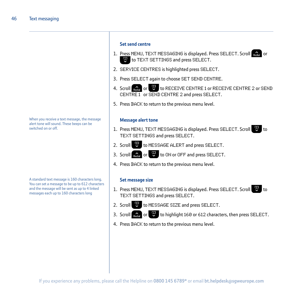 BT Synergy 5100 User Manual | Page 46 / 59