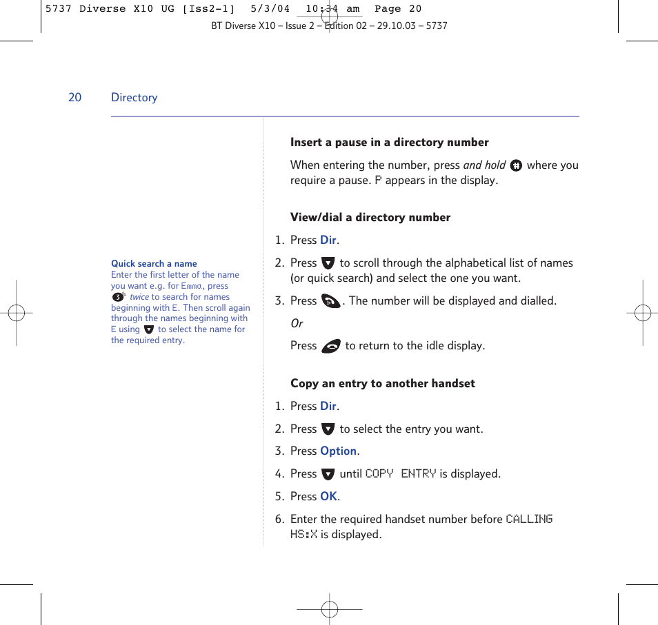 BT DIVERSE X10 User Manual | Page 20 / 88