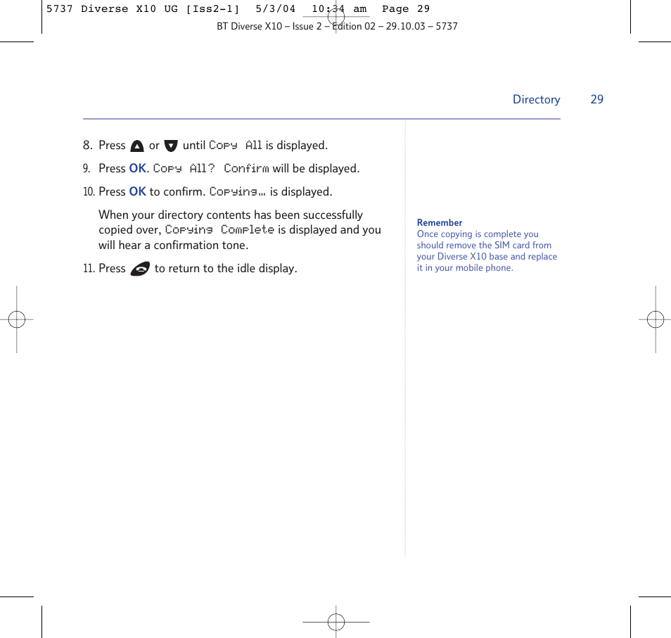 BT DIVERSE X10 User Manual | Page 29 / 88