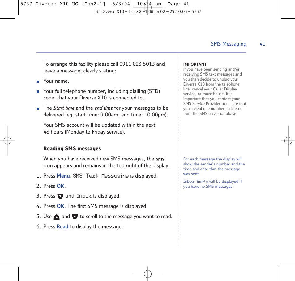 BT DIVERSE X10 User Manual | Page 41 / 88