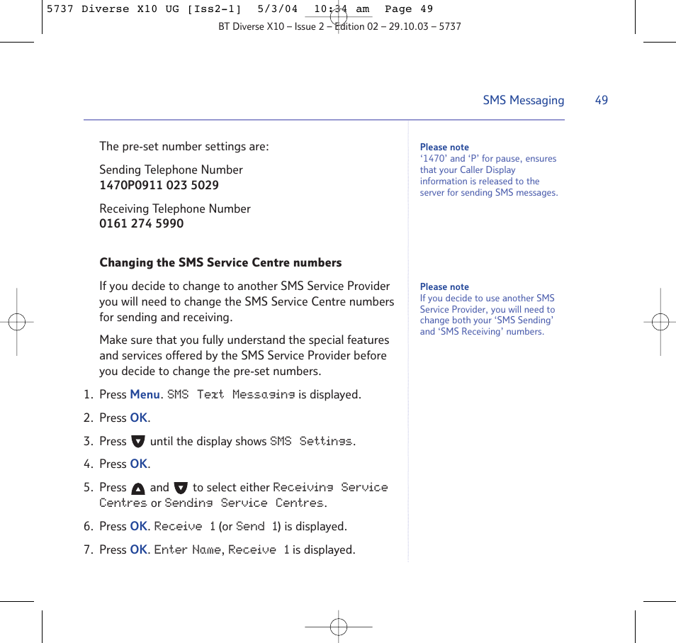 BT DIVERSE X10 User Manual | Page 49 / 88