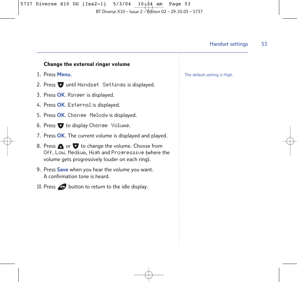 BT DIVERSE X10 User Manual | Page 53 / 88