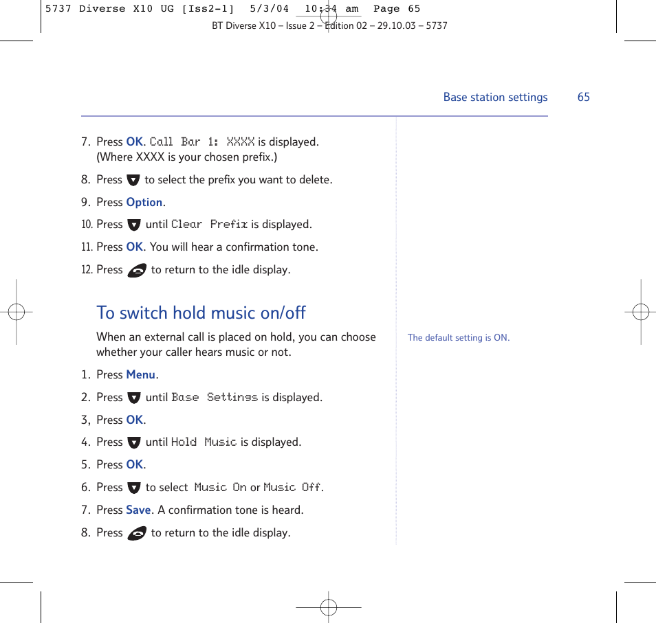BT DIVERSE X10 User Manual | Page 65 / 88